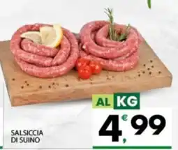 Despar Sicilia Salsiccia di suino offerta