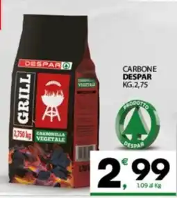 Despar Sicilia Carbone vegetale Despar offerta