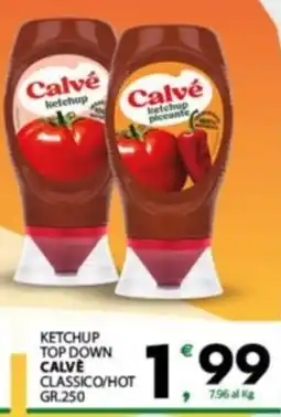 Despar Sicilia Ketchup Calvé offerta