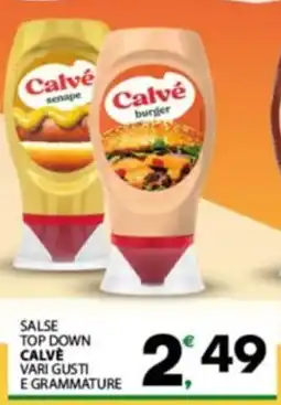Despar Sicilia Salse top down Calvé offerta
