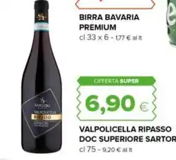 Oasi Valpolicella Ripasso Doc Superiore Sartori offerta