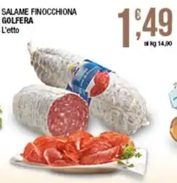 Sidis Salame finocchiona golfera offerta