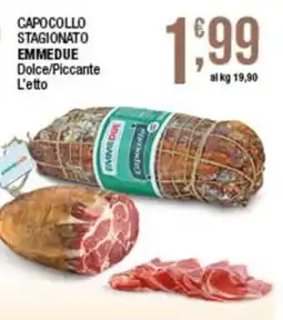 Sidis Capocollo stagionato Emmedue offerta