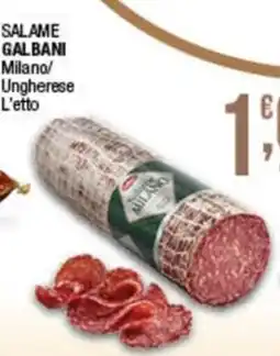 Sidis Salame Galbani Milano/Ungherese offerta