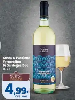 Sigma Gusto & Passione Vermentino di Sardegna Doc offerta