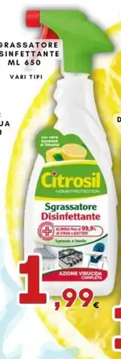 Ferdico Citrosil Sgrassatore Disinfettante offerta