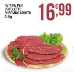 Sidis Fettine per cotolette di bovino adulto offerta