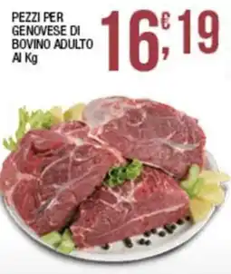 Sidis Pezzi per genovese di bovino adulto offerta