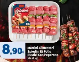 Sigma Martini Alimentari Spiedini Di Pollo Rustici Con Peperone offerta