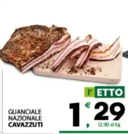 Despar Sicilia Guanciale nazionale Cavazzuti offerta
