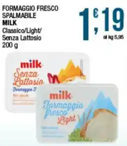 Sidis milk Formaggio fresco Light offerta