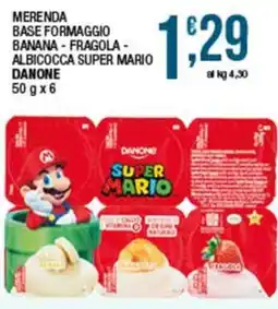 Sidis Merenda base formaggio banana fragola albicocca super mario danone offerta