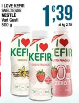 Sidis I love kefir sveltesse Nestlé offerta