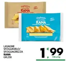 Despar Sicilia Lasagne sfogliavelo/sfogliagrezza Rana offerta