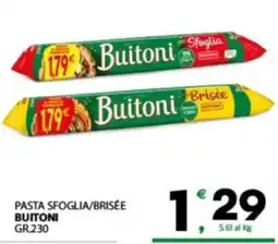 Despar Sicilia Pasta sfoglia/brisée Buitoni offerta