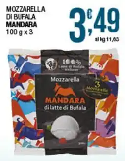 Sidis Mozzarella di bufala Mandara offerta