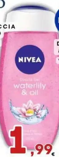 Ferdico Nivea doccia gel waterlily & oil offerta
