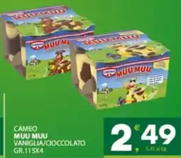 Despar Sicilia Cameo Muu Muu Vaniglia/Cioccolato offerta