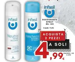 Ferdico Infasil deodorante spray offerta