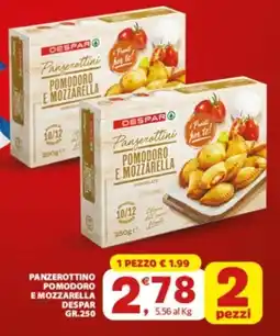 Despar Sicilia Panzerottini pomodoro e mozzarella Despar offerta