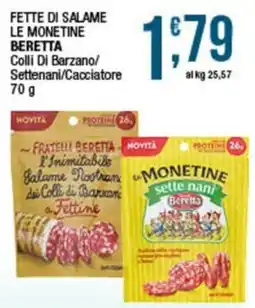 Sidis Fette di salame le monetine beretta offerta