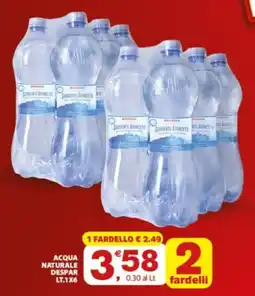 Despar Sicilia Acqua naturale Despar offerta