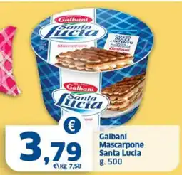 Sigma Galbani Mascarpone Santa Lucia offerta
