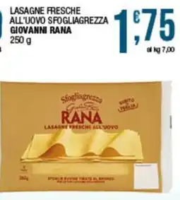 Sidis Lasagne fresche all'uovo Rana offerta