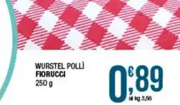 Sidis Wurstel polli Fiorucci offerta
