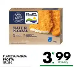 Despar Sicilia Filetti di platessa panata Frosta offerta