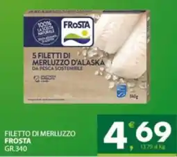 Despar Sicilia Filetto di merluzzo Frosta offerta