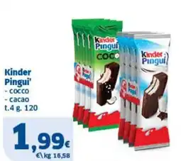 Sigma Kinder Pingui' cocco offerta