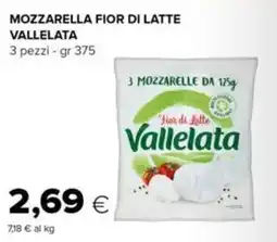 Oasi Mozzarella fior di latte Vallelata offerta