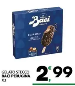 Despar Sicilia Gelato stecco Baci Perugina offerta