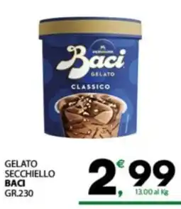 Despar Sicilia Gelato secchiello Baci offerta