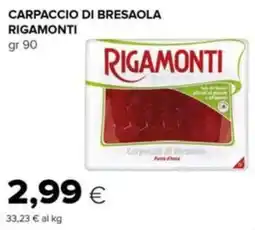 Oasi Carpaccio di Bresaola Rigamonti offerta