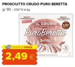Oasi Prosciutto crudo puro Beretta offerta