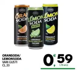Despar Sicilia Oransoda/ Lemonsoda offerta