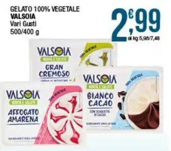 Gelato 100% vegetale Valsola