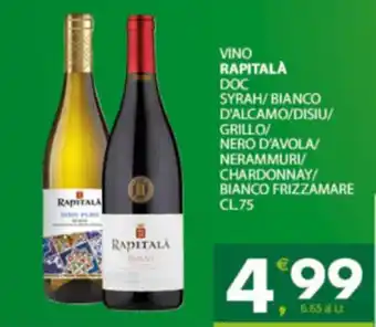 Despar Sicilia Vino Rapitalà offerta