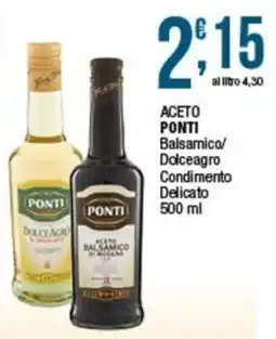 Sidis Aceto balsamico condimento delicato Ponti offerta