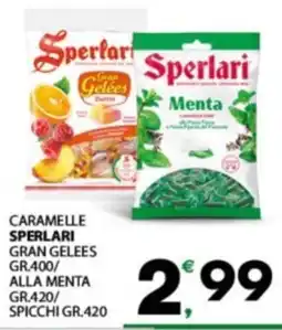 Despar Sicilia Caramelle Sperlari Gran Gelees offerta