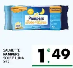 Despar Sicilia Salviette Pampers Sole e Luna offerta