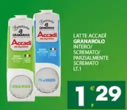 Despar Sicilia Latte Accadi Granarolo offerta