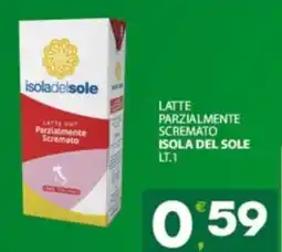 Despar Sicilia Latte UHT Parzialmente Scremato Isola del Sole offerta