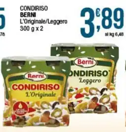 Sidis Berni Condiriso L'Originale offerta