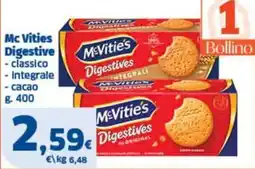 Sigma McVities Digestives offerta