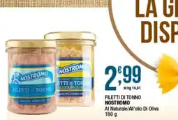Sidis Filetti di tonno Nostromo offerta