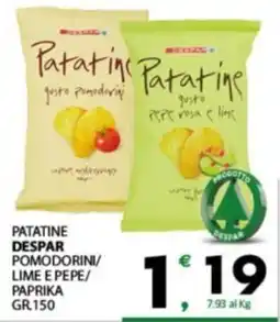 Despar Sicilia Patatine Despar offerta