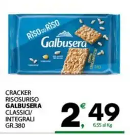 Despar Sicilia Cracker riso suriso galbusera classici/integrali offerta